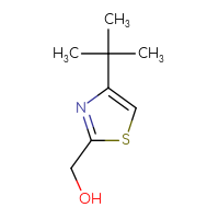 Chemical structure of (4-tert-butyl-1,3-thiazol-2-yl)methanol - CSSB00011775546