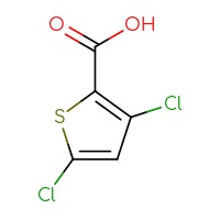 Chemical structure of 3,5-dichlorothiophene-2-carboxylic acid - CSSB00009908777