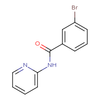 Chemical structure of 3-bromo-N-(pyridin-2-yl)benzamide - CSSB00000194403