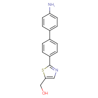 Chemical structure of (2-{4'-amino-[1,1'-biphenyl]-4-yl}-1,3-thiazol-5-yl)methanol - CSSB06594010948
