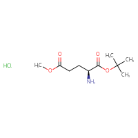 Chemical structure of 1-tert-butyl 5-methyl (2S)-2-aminopentanedioate hydrochloride - CSSB00020588656