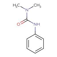 Chemical structure of 3,3-dimethyl-1-phenylurea - CSSB00000178548