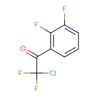 Chemical structure of 2-chloro-1-(2,3-difluorophenyl)-2,2-difluoroethan-1-one - CSSB00013232258