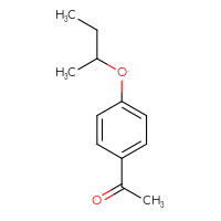 Chemical structure of 1-[4-(butan-2-yloxy)phenyl]ethan-1-one - CSSB00011236616