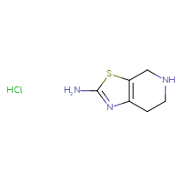 Chemical structure of 4H,5H,6H,7H-[1,3]thiazolo[5,4-c]pyridin-2-amine hydrochloride - CSSB00020632924