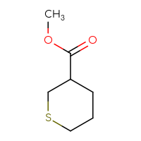 Chemical structure of methyl thiane-3-carboxylate - CSSB00010443935