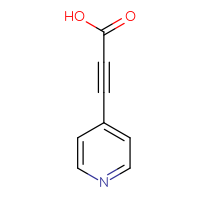 Chemical structure of 3-(pyridin-4-yl)prop-2-ynoic acid - CSSB00011894411
