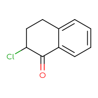 Chemical structure of 2-chloro-1,2,3,4-tetrahydronaphthalen-1-one - CSSB00000691103