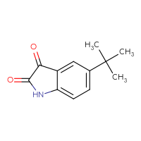 Chemical structure of 5-tert-butyl-2,3-dihydro-1H-indole-2,3-dione - CSSB00000740086