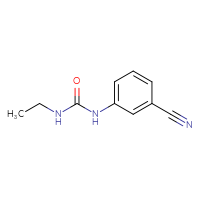 Chemical structure of 1-(3-cyanophenyl)-3-ethylurea - CSSB00000163696