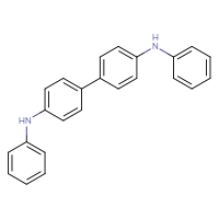 Chemical structure of N4,N4'-diphenyl-[1,1'-biphenyl]-4,4'-diamine - CSSB00000066940