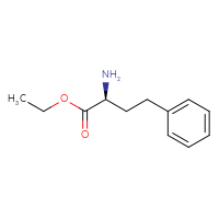 Chemical structure of ethyl (2S)-2-amino-4-phenylbutanoate - CSSB00011934000