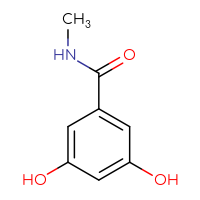 Chemical structure of 3,5-dihydroxy-N-methylbenzamide - CSSB00013037233