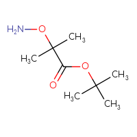 Chemical structure of tert-butyl 2-(aminooxy)-2-methylpropanoate - CSSB00025780137