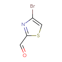 Chemical structure of 4-bromo-1,3-thiazole-2-carbaldehyde - CSSB00009816814