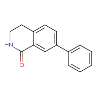 Chemical structure of 7-phenyl-1,2,3,4-tetrahydroisoquinolin-1-one - CSSB00000722541