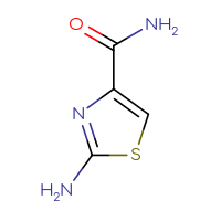 Chemical structure of 2-amino-1,3-thiazole-4-carboxamide - CSSB00000757497