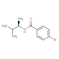 Chemical structure of 4-bromo-N-[(2R)-3-methylbutan-2-yl]benzamide - CSSB03553216116