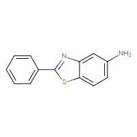 Chemical structure of 2-phenyl-1,3-benzothiazol-5-amine - CSSB00010000658