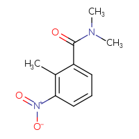Chemical structure of N,N,2-trimethyl-3-nitrobenzamide - CSSB00000159670