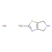 Chemical structure of 2-methyl-4H,5H,6H-pyrrolo[3,4-d][1,3]thiazole hydrobromide - CSSB00020633998