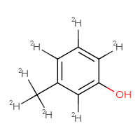 Chemical structure of 3-(²H₃)methyl(²H₄)phenol - CSSB00015210844