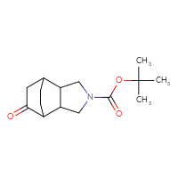 Chemical structure of tert-butyl 8-oxo-4-azatricyclo[5.2.2.0²,⁶]undecane-4-carboxylate - CSSB02126472925