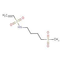 Chemical structure of N-(4-methanesulfonylbutyl)ethene-1-sulfonamide - CSSB00155119118