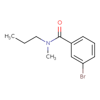 Chemical structure of 3-bromo-N-methyl-N-propylbenzamide - CSSB00011284489