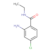 Chemical structure of 2-amino-4-chloro-N-ethylbenzamide - CSSB00000741637