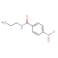 Chemical structure of 4-nitro-N-propylbenzamide - CSSB00000161709