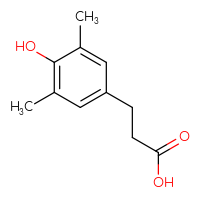 Chemical structure of 3-(4-hydroxy-3,5-dimethylphenyl)propanoic acid - CSSB00011245611