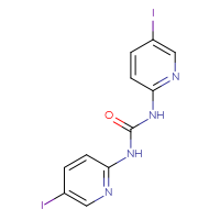 Chemical structure of 1,3-bis(5-iodopyridin-2-yl)urea - CSSB06633784197