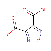 Chemical structure of 1,2,5-oxadiazole-3,4-dicarboxylic acid - CSSB00000076053