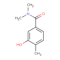 Chemical structure of 3-hydroxy-N,N,4-trimethylbenzamide - CSSB00000235644