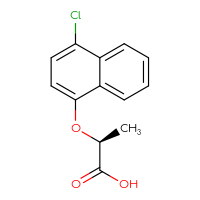 Chemical structure of (2S)-2-[(4-chloronaphthalen-1-yl)oxy]propanoic acid - CSSB00017272596