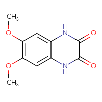 Chemical structure of 6,7-dimethoxy-1,2,3,4-tetrahydroquinoxaline-2,3-dione - CSSB00016994868