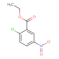 Chemical structure of ethyl 2-chloro-5-nitrobenzoate - CSSB00000169935