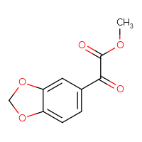 Chemical structure of methyl 2-(2H-1,3-benzodioxol-5-yl)-2-oxoacetate - CSSB00010243586