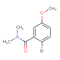 Chemical structure of 2-bromo-5-methoxy-N,N-dimethylbenzamide - CSSB00000159451