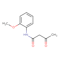 Chemical structure of N-(2-methoxyphenyl)-3-oxobutanamide - CSSB00000184189