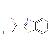 Chemical structure of 1-(1,3-benzothiazol-2-yl)-2-bromoethan-1-one - CSSB00000198972
