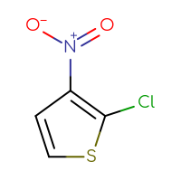 Chemical structure of 2-chloro-3-nitrothiophene - CSSB00000043383