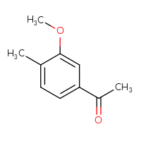 Chemical structure of 1-(3-methoxy-4-methylphenyl)ethan-1-one - CSSB00012706825