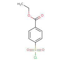 Chemical structure of ethyl 4-(chlorosulfonyl)benzoate - CSSB00000182953