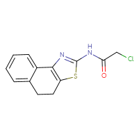 Chemical structure of 2-chloro-N-{4H,5H-naphtho[1,2-d][1,3]thiazol-2-yl}acetamide - CSSB00103147418