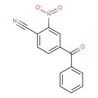Chemical structure of 4-benzoyl-2-nitrobenzonitrile - CSSB00020650458