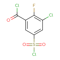 C7H2Cl3FO3S