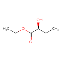 Chemical structure of ethyl (2S)-2-hydroxybutanoate - CSSB00010686994