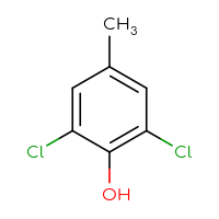 Chemical structure of 2,6-dichloro-4-methylphenol - CSSB00000034925